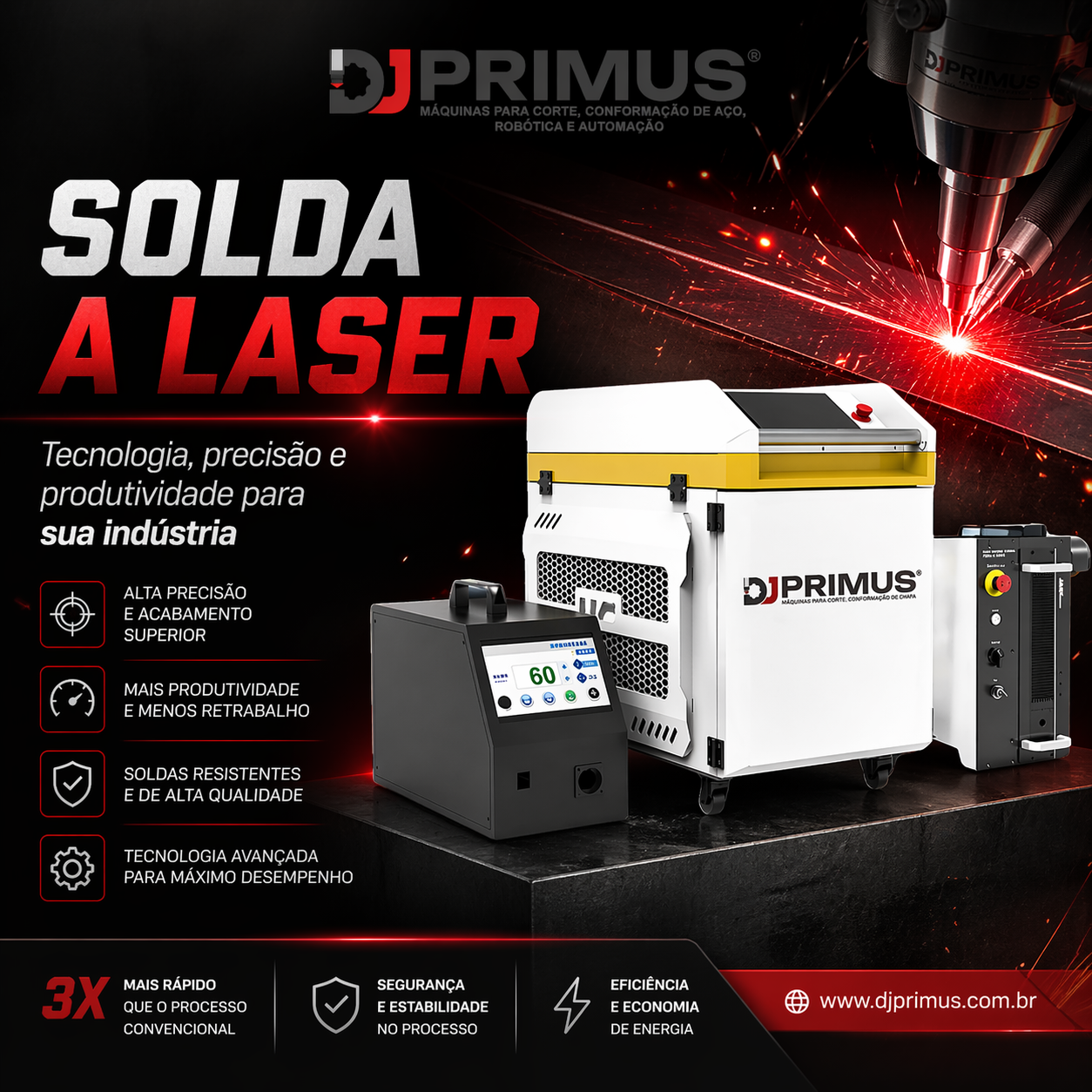 Máquina de solda 3 em 1 DJPRIMUS